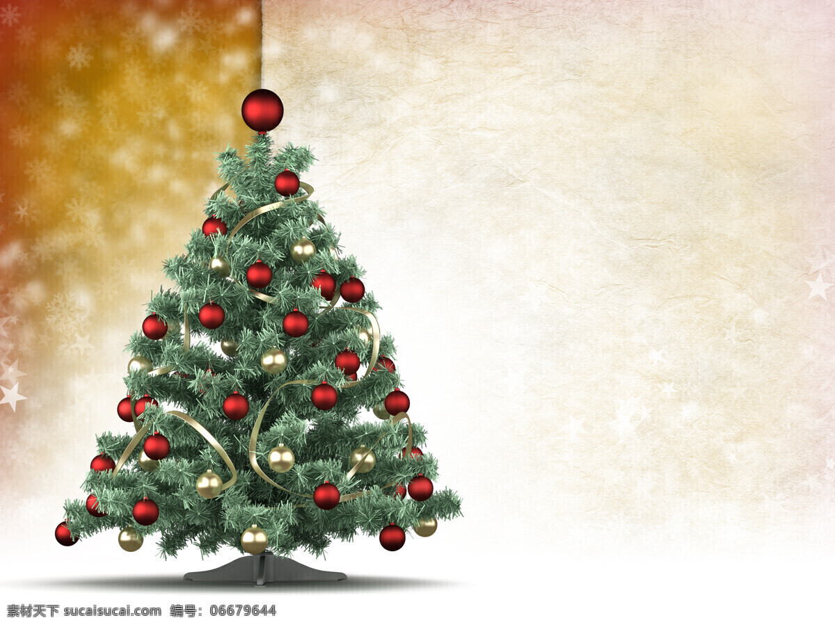 雪花 圣诞树 梦幻背景 圣诞节 节日庆典 生活百科