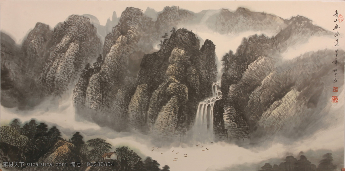 壁画 房屋 风景 风景画 高山 工笔画 古典 古典画 青山 幽幽 远 设计素材 远模 板 青山幽幽远 国画山河 水墨山河 水墨群山 水墨山水 山水国画 群山 群山国画 远山 山峦 水墨江南 水墨丹青 水墨画 中国 水墨 山水画 瀑布 鸟群 屋子 人家 树林 小河 河流 流水 中国水墨画 山水 绘画书法 文化艺术 古典水墨画 国画 书法 装饰素材 山水风景画