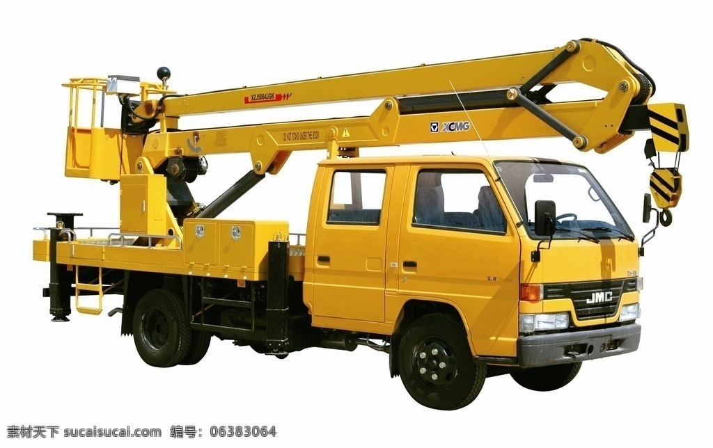 工程车 升降车 汽车 工具车 车辆 工业生产 现代科技