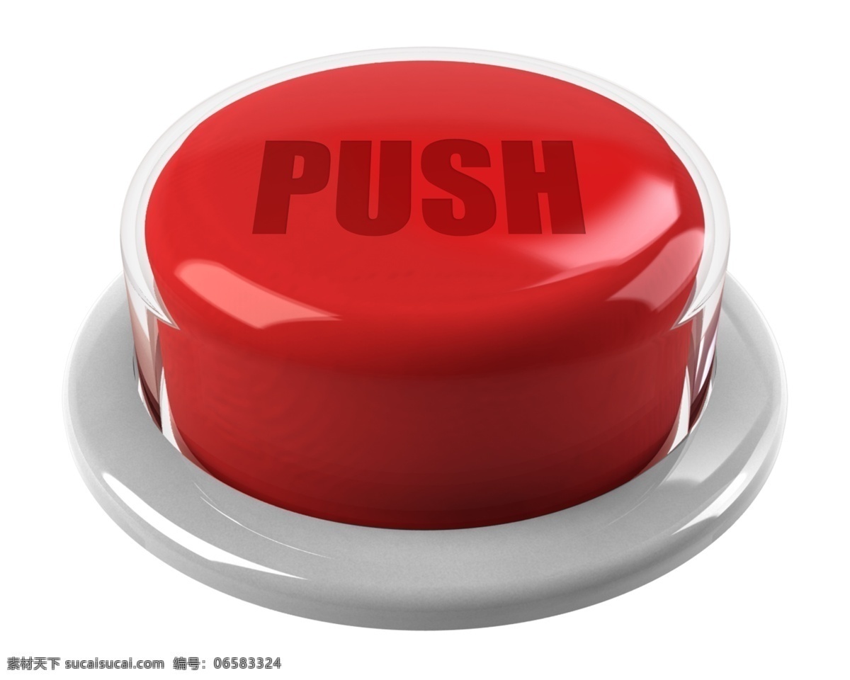 按钮 按键 push button 分层 3d按钮 红色立体按钮 标志图标 网页小图标