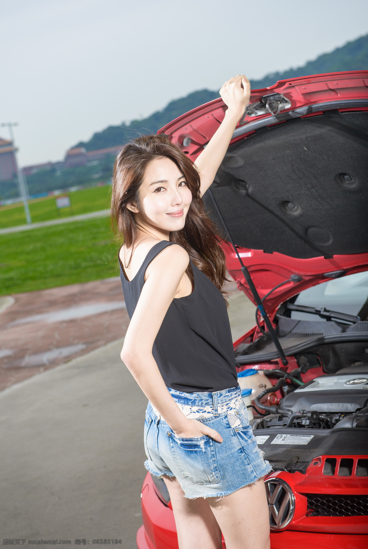 美女车模 气质美女 清纯美女 性感美女 青春活力 性感模特 名车 车模美女 女性女人 人物图库