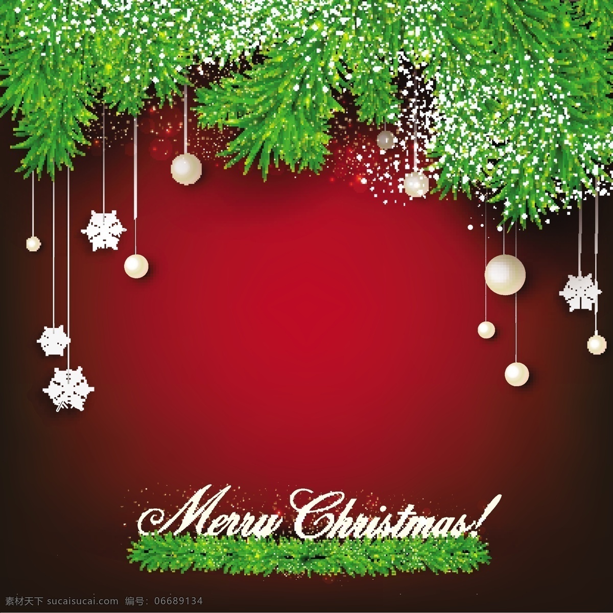 红色 松枝 圣诞 背景图片 焐 芍 尘 笆 噶 克 夭 节日素材 其他节日