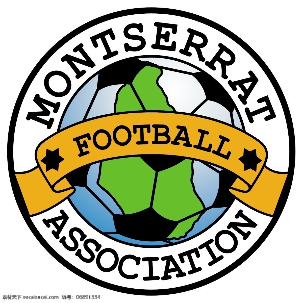 蒙特 塞 拉特 足球 协会 免费 标识 psd源文件 logo设计