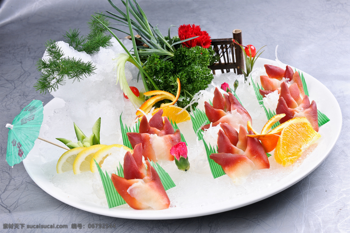 北极贝刺身 美食 传统美食 餐饮美食 高清菜谱用图