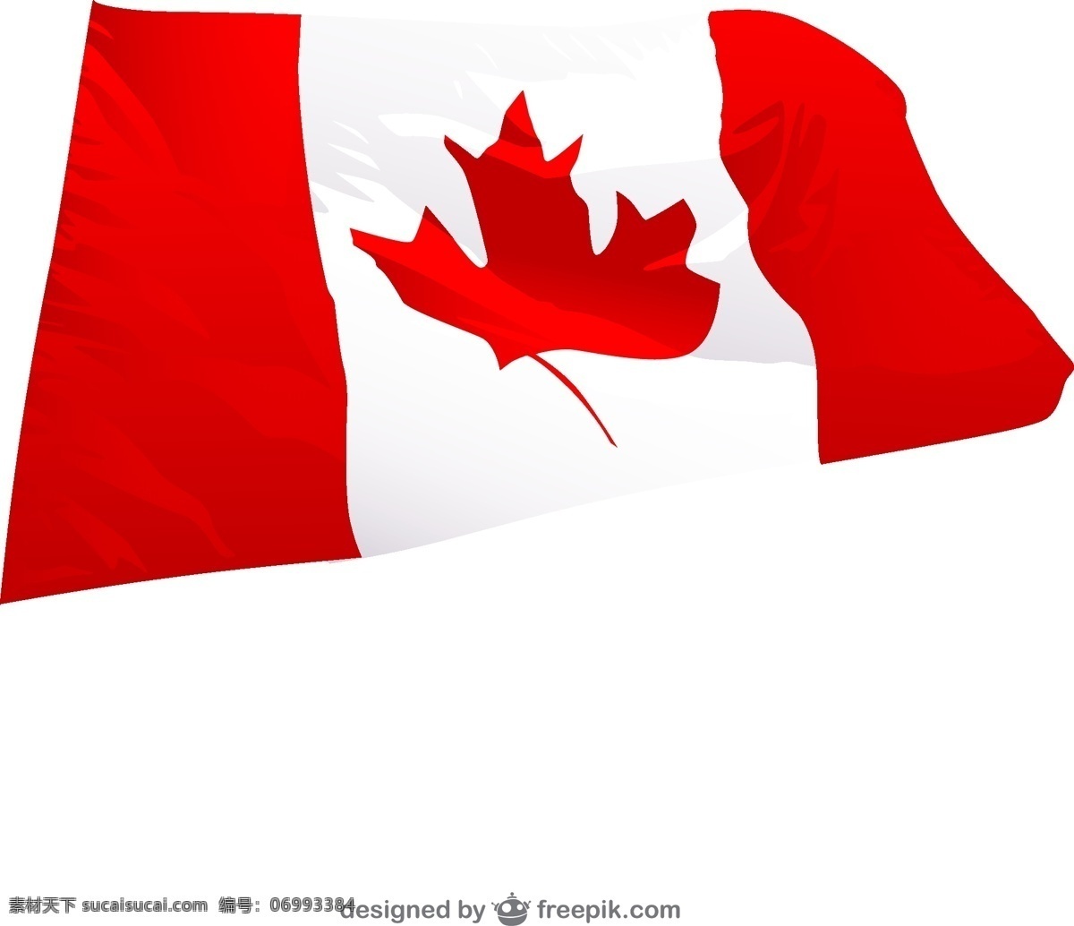 加拿大 wavingr 旗 旗帜 模板 叶 波浪 红色 图形 三维 布局 图形设计 白色 符号 枫叶 天 爱国 枫