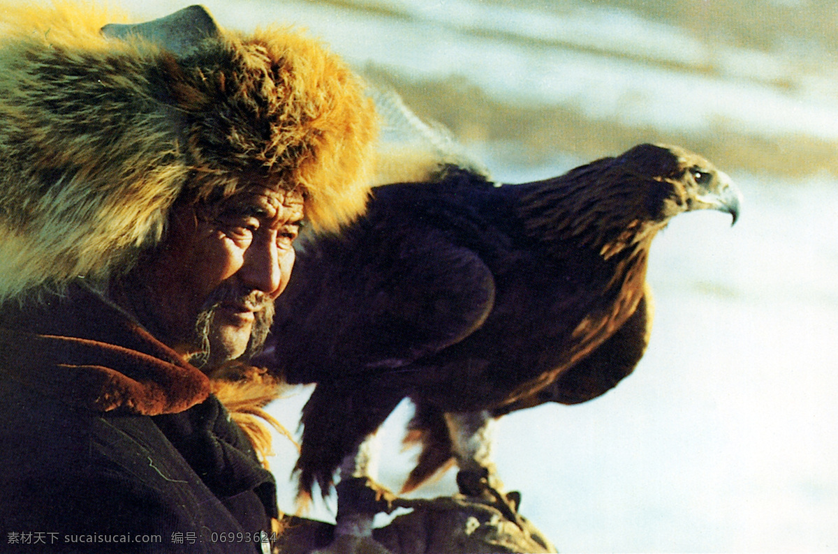 新疆 哈萨克族猎人 哈萨克 猎人 人物摄影 人物图库