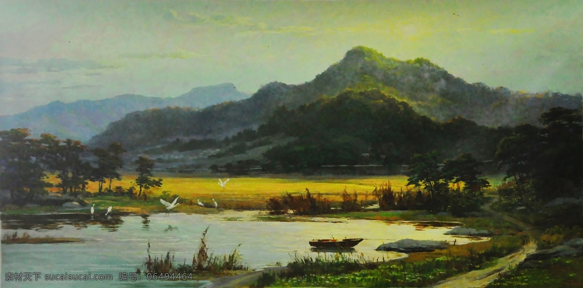 油画 风景画 风景油画 自然风景油画 西方油画 油画风景 油画作品 美丽油画 艺术绘画 文化艺术 绘画书法