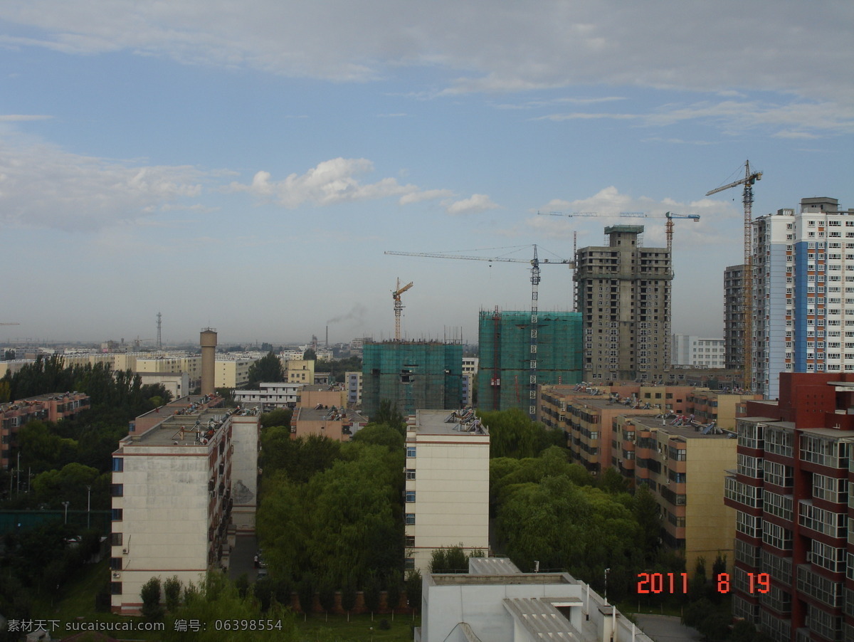 建筑工程 工地 建筑 建筑摄影 建筑园林 鸟瞰 塔吊 远眺 矢量图 建筑家居
