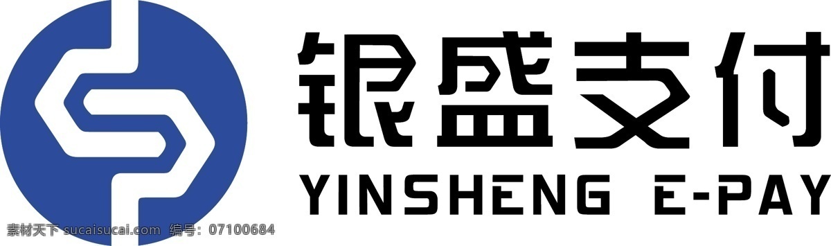 银盛支付 标志 支付 logo vi logo设计