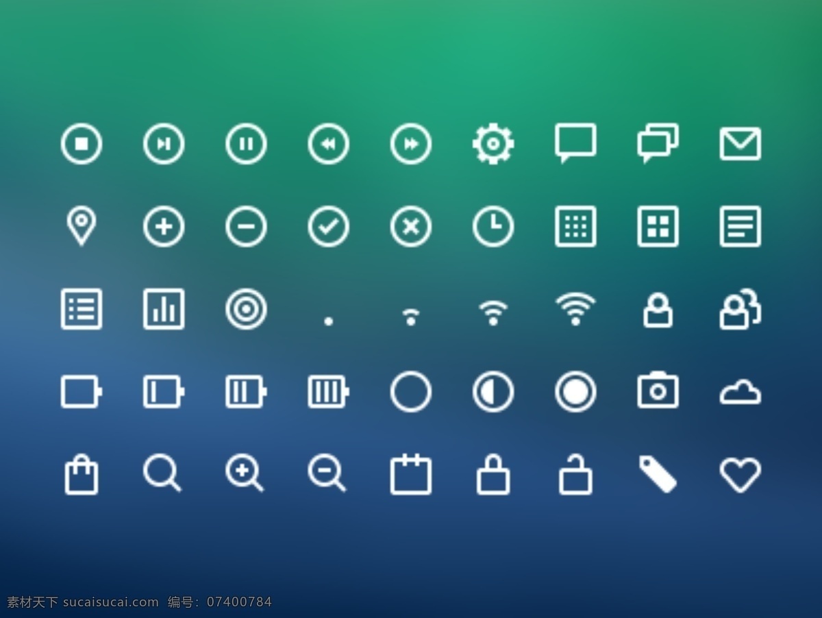 icon 播放 放大 手机app 图标 图标icon 暂停 缩小 电量 手机 app app图标
