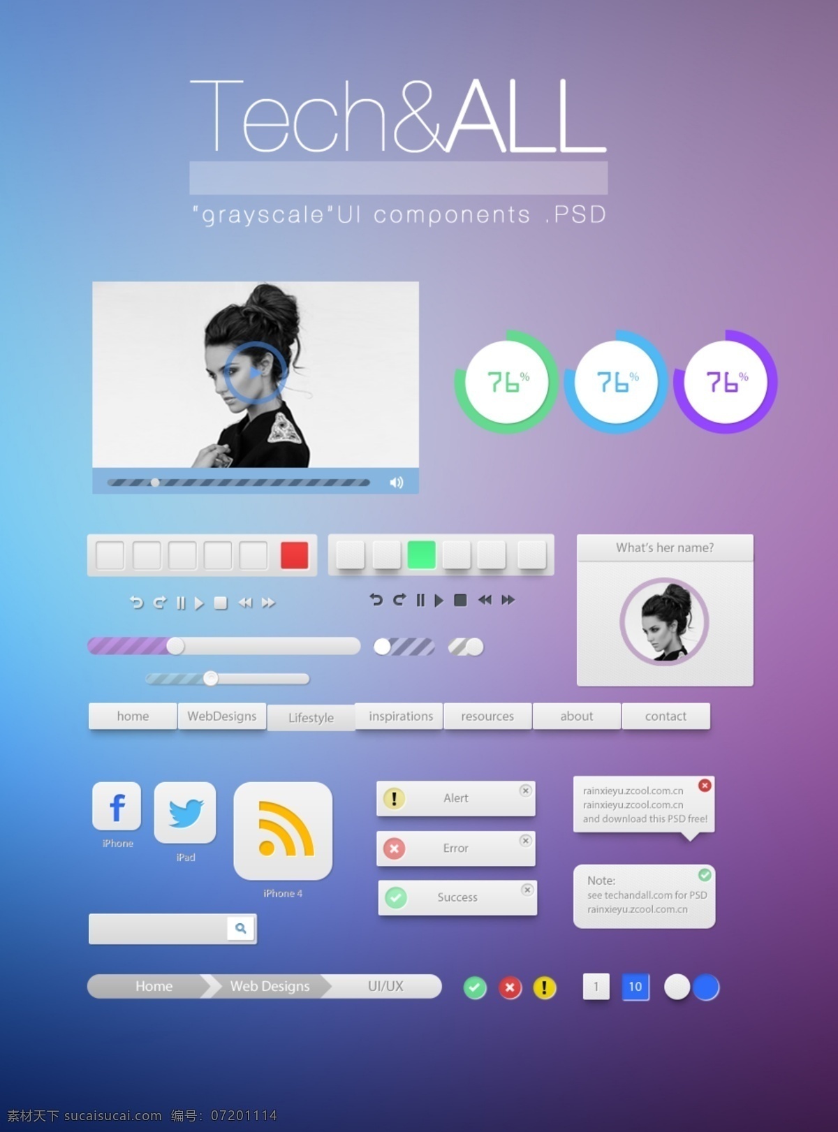 psd分层 ui 工具包 ui工具包 音乐播放器 手机音乐 手机 app app界面