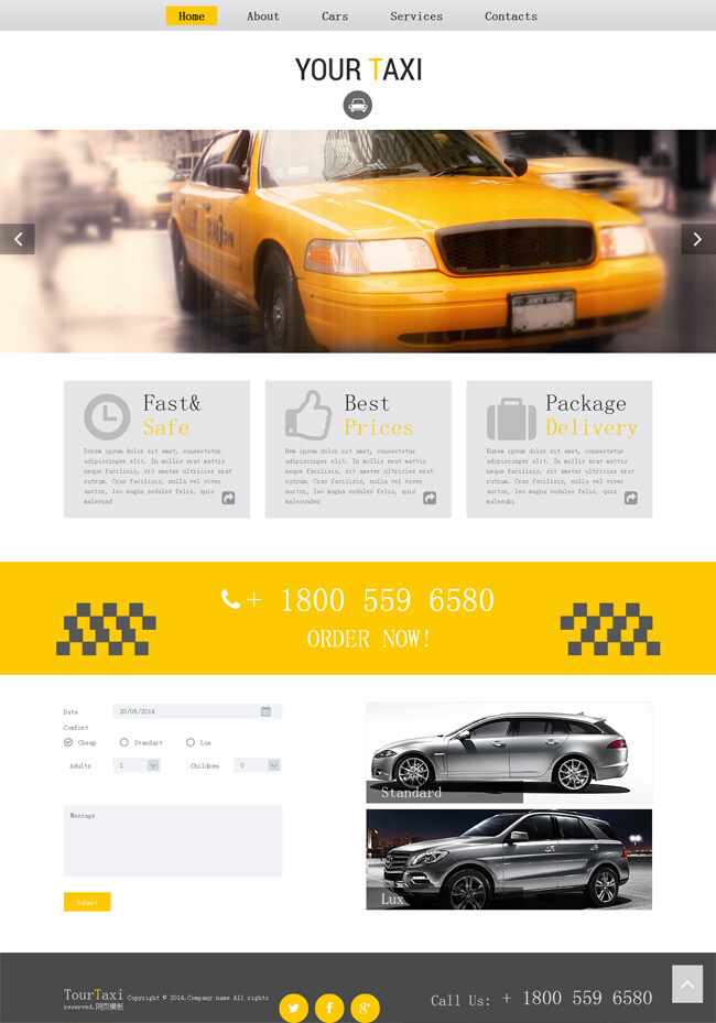 taxi 出租车 公司 网站 模板 网站模板下载 的士 网页素材 网页模板