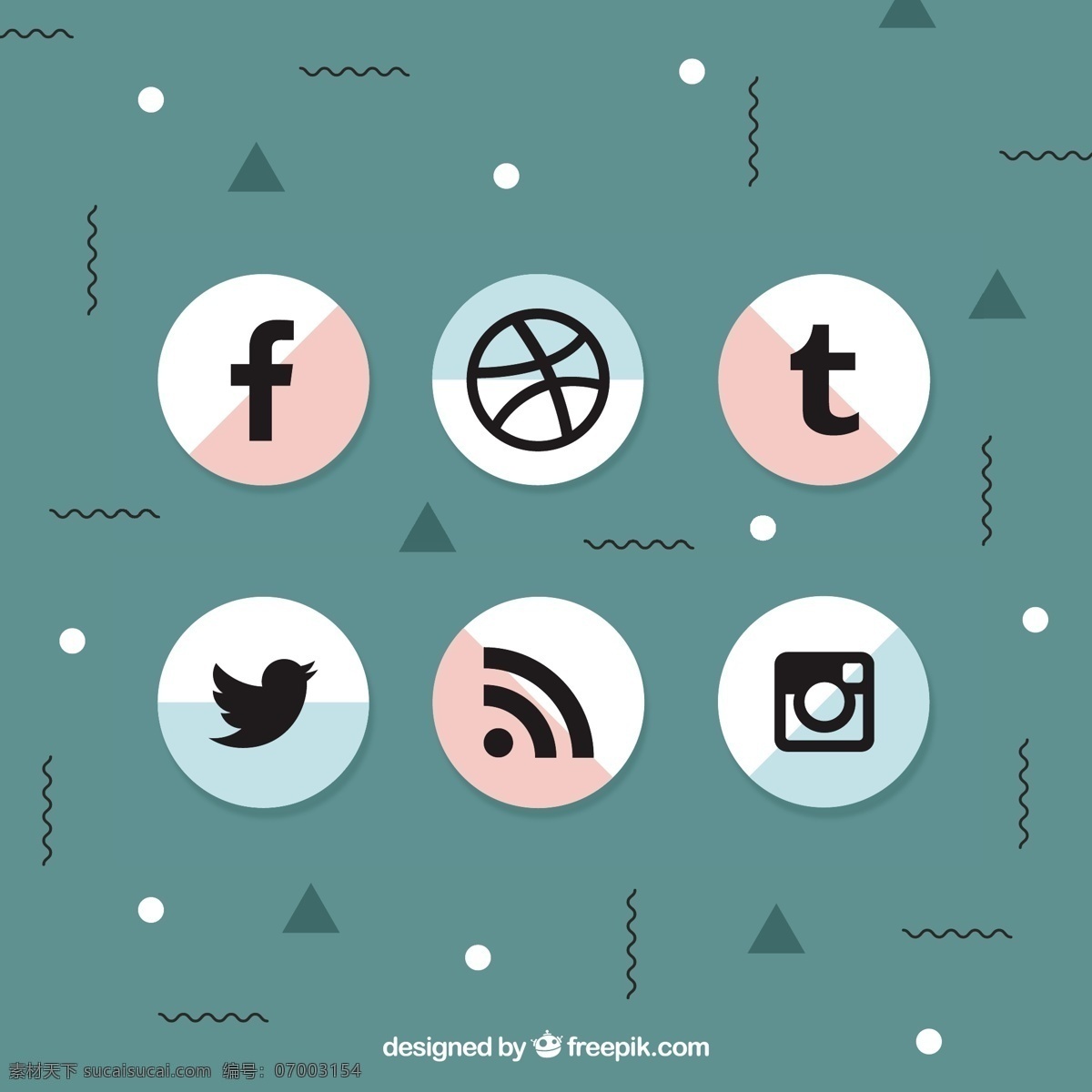 几何 社交 网络 图标 社交媒体 脸谱网 instagram 模板 网页 覆盖 网站 推特 脸谱网图标 网站模板 媒体 网站图标 社会 推特图标 青色 天蓝色