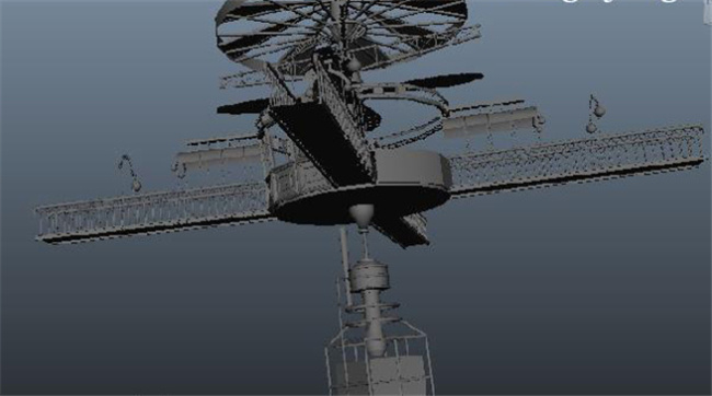 太空 飞船 游戏 模型 太空游戏模块 飞艇游戏装饰 船网游素材 3d模型素材 游戏cg模型
