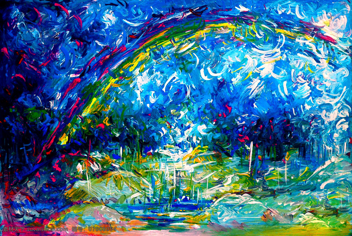 彩虹 村庄 风景 风景画 挂画 绘画 绘画书法 景色 油画 雨 后 设计素材 模板下载 雨后彩虹 油画风景 艺术 油画艺术 雨后 山村 天空 西方油画 欧美油画 油画作品 文化艺术 家居装饰素材