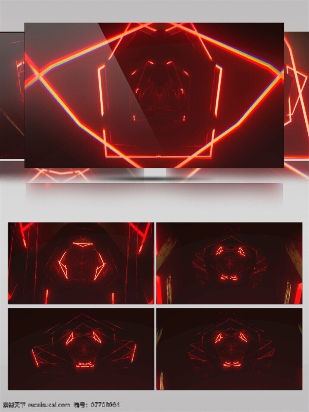 红色 节目灯光 视觉享受 唯美背景素材 星光 星际 编织 光束 动态 视频