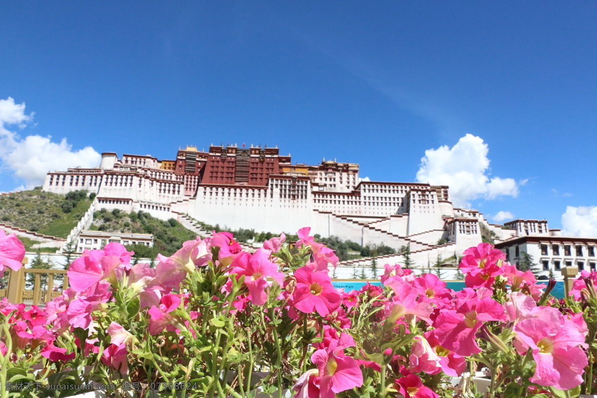 布达拉宫 拉萨 西藏 布宫广场 布宫 旅游摄影 国内旅游