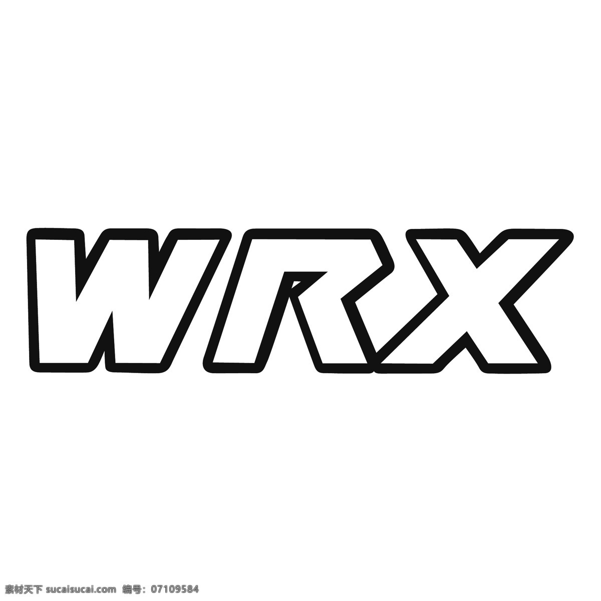 wrx 翼豹wrx sti 标志 向量 矢量 向量的wrx 标志的wrx 翼 豹 蓝色