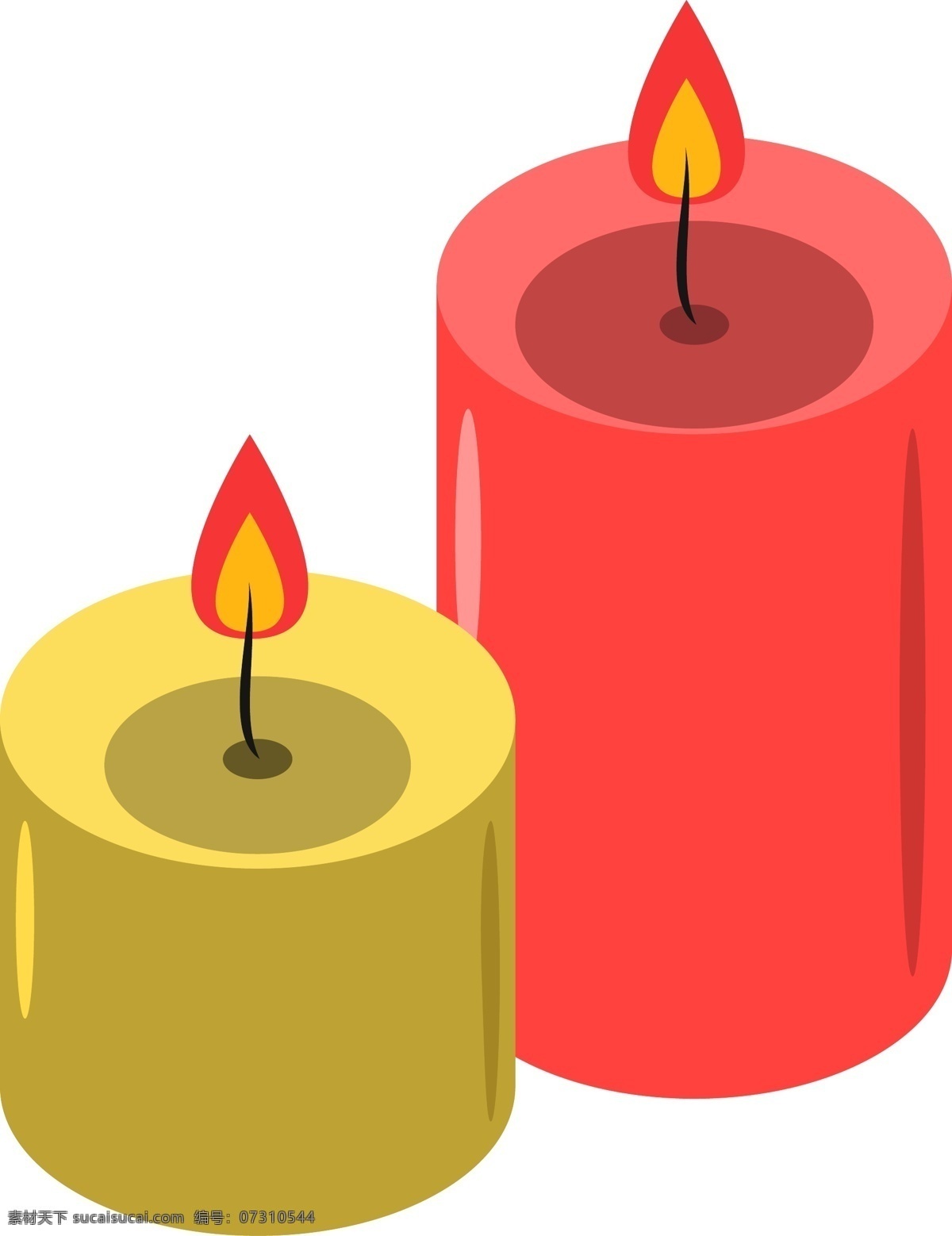 简约 风格 蜡烛 火苗 元素 商用 生活 休闲 节日 生日 日常 气氛