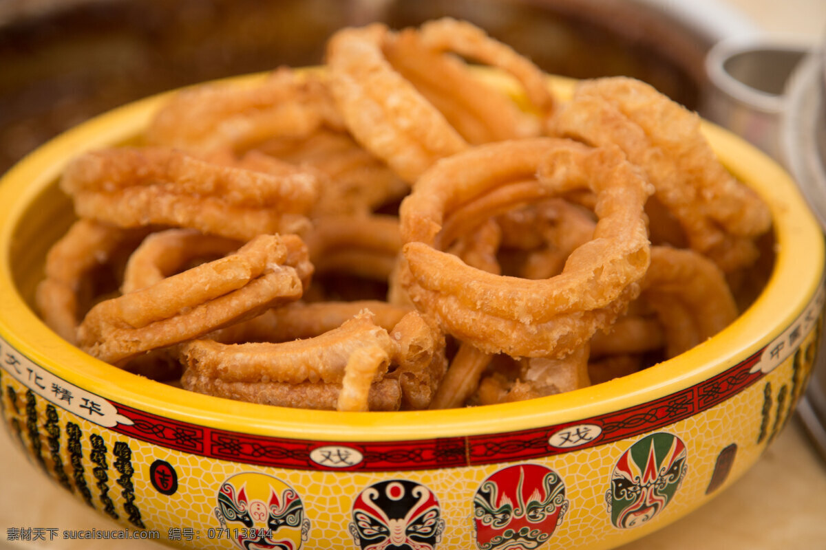 焦圈 北京小吃 名吃 老字号 传统美食 餐饮美食 高清菜谱用图