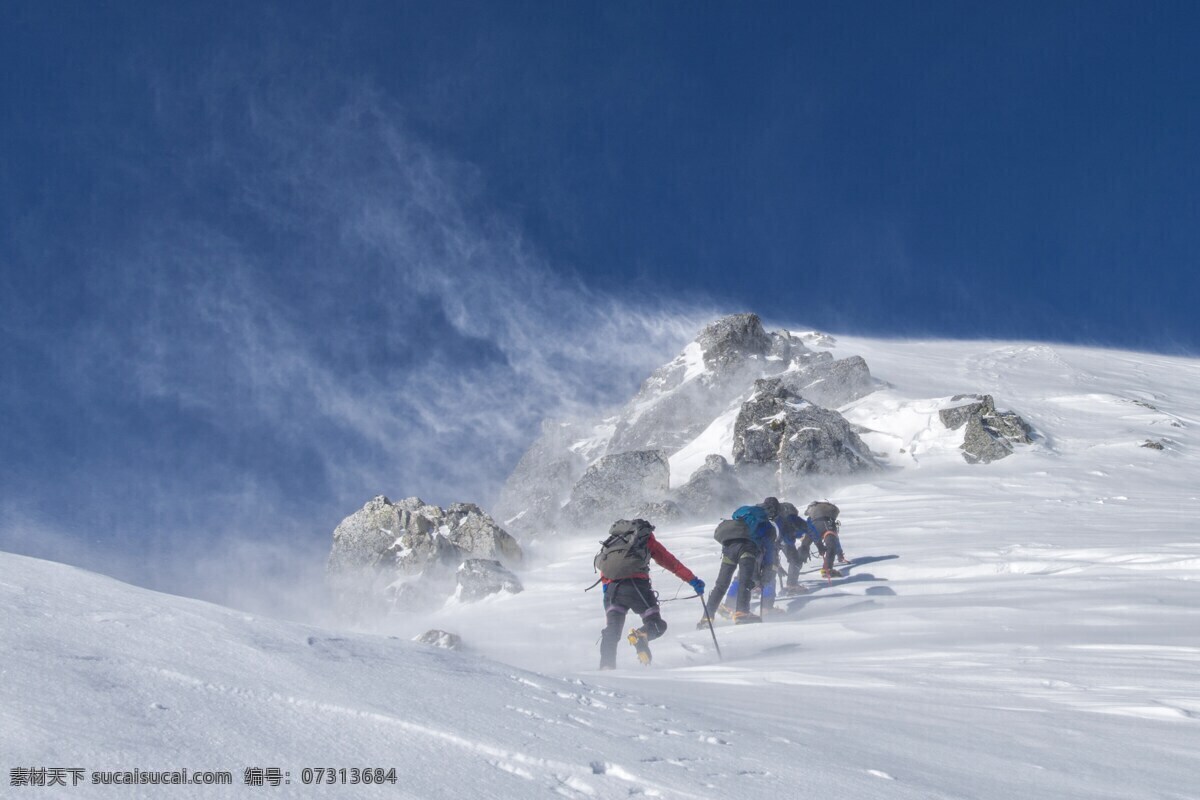 北部 阿尔卑斯山 景观 日本 山 登山 冬季山 龙高峰 风 水 雪景 自然景观 自然风景