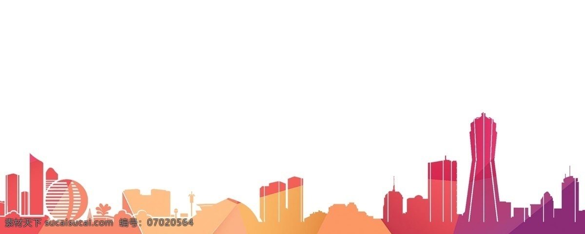 杭州市 城市 建筑 杭州市城市 城市插画 色块 创意 建筑插画 水彩
