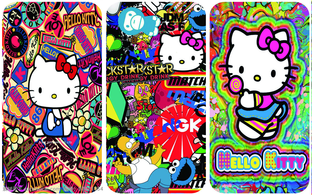hello kitty 猫 卡通 粉红猫 手机图 动漫动画 动漫人物