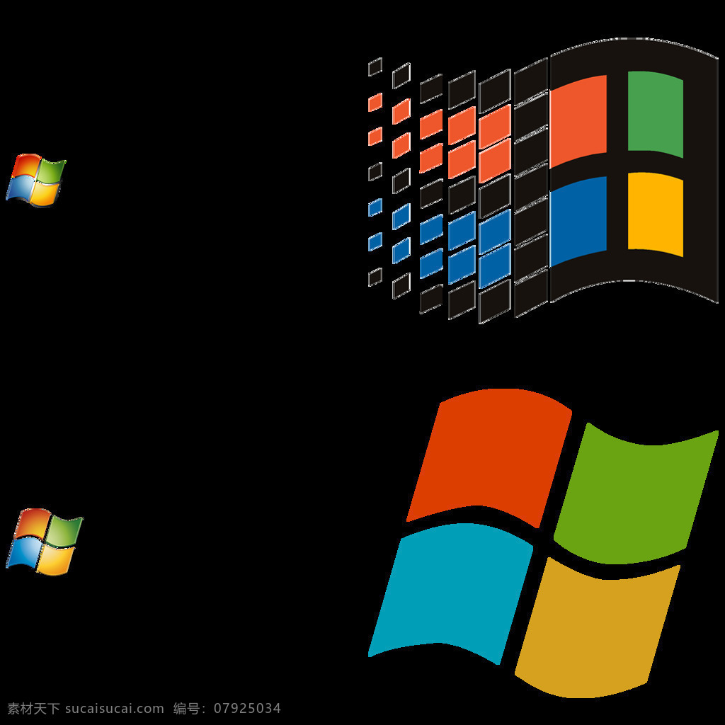 windows 操作系统 标志 透明 操作系统图标 w8操作系统 图标 windows7 logo