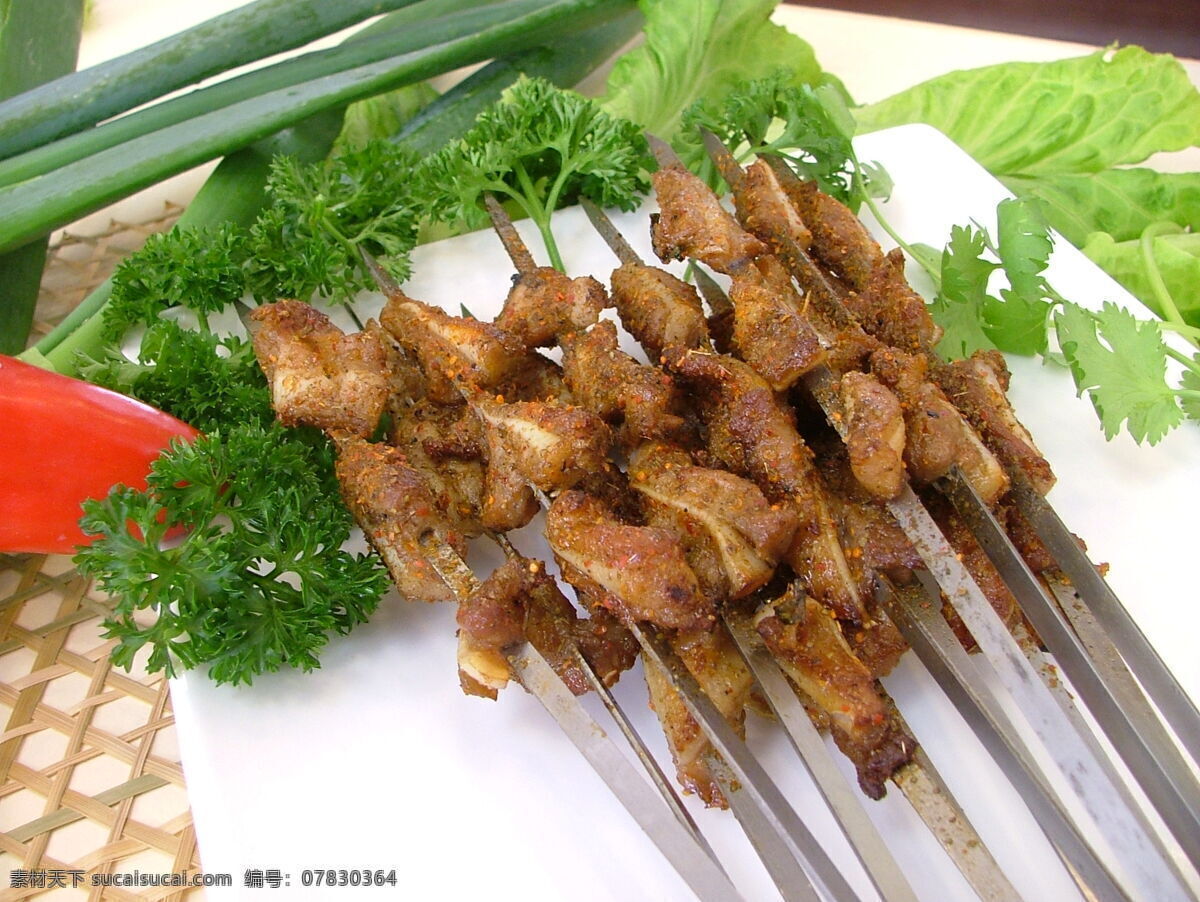 烤脆骨 餐饮美食 传统美食 摄影图库