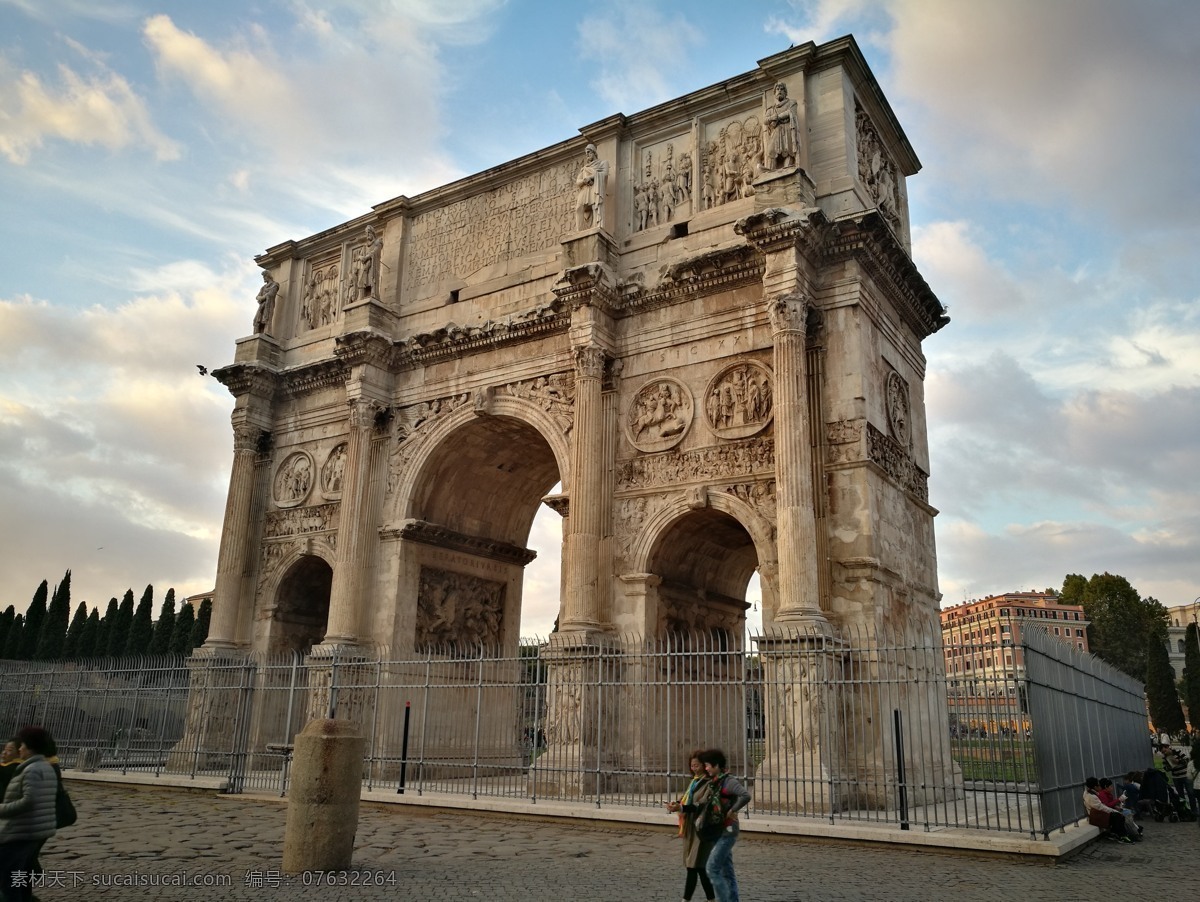罗马 君士坦丁 凯旋门 意大利 旅游 欧洲 古迹 建筑 欧洲旅游 旅游摄影 国外旅游
