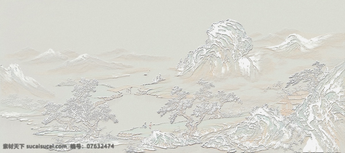 新 中式 山水 柔美 线描 壁画 新中式背景墙 电视背景墙 中式背景墙 沙发背景墙 床头背景墙 室内壁画 卧室壁画 客厅壁画 餐厅壁画 山 远山 禅意 装饰画 背景墙 中式禅意 工装 背景 新中式 壁纸 环境设计 其他设计