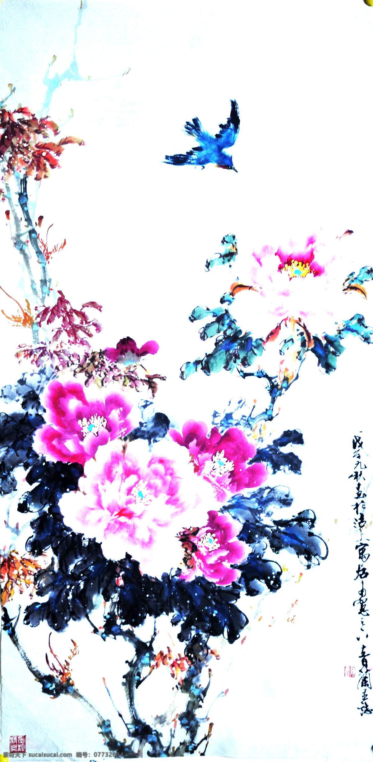水墨画 花草国画 工笔画 写意 国画 艺术画 艺术品 美术绘画 文化艺术 珍藏水墨画 绘画书法
