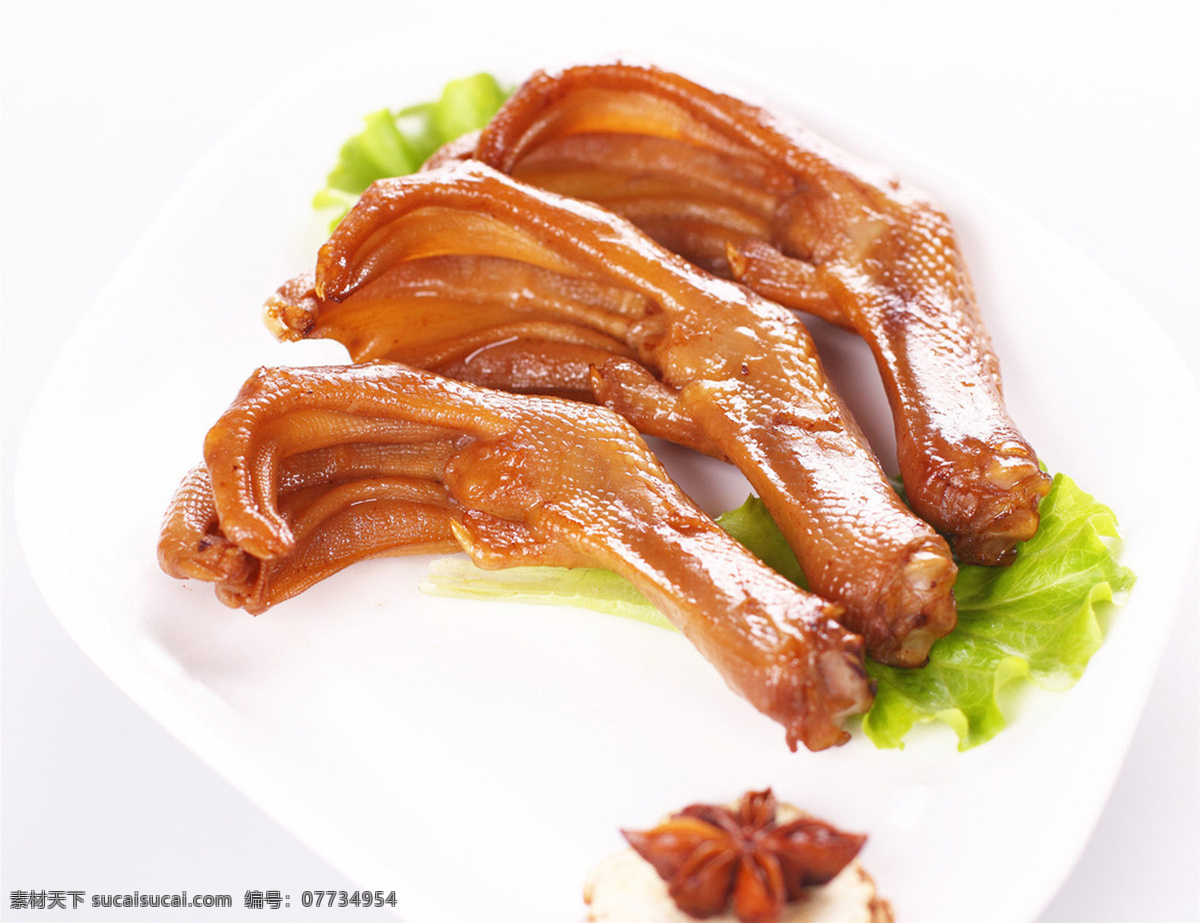 卤鸭掌图片 卤鸭掌 美食 传统美食 餐饮美食 高清菜谱用图