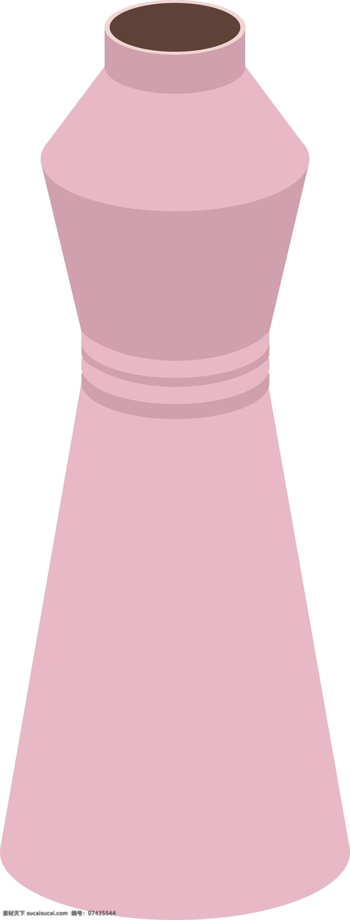 d 粉色 瓶子 饮料瓶 原创 商用 元素 2.5d 设计元素 可商用