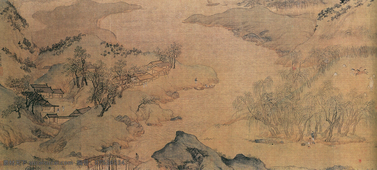中国画 艺术 古典 古画 国画 绘画 水墨 中华传世国画 中国画艺术 文化艺术