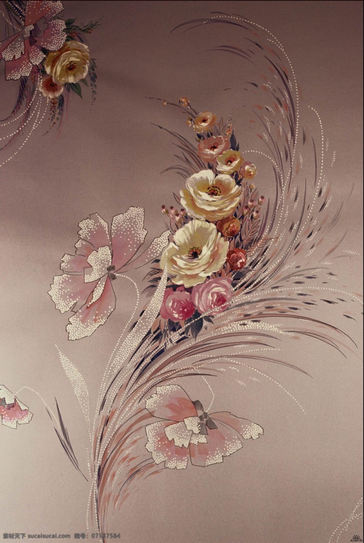 丝绸 底纹 高清底纹 底纹边框