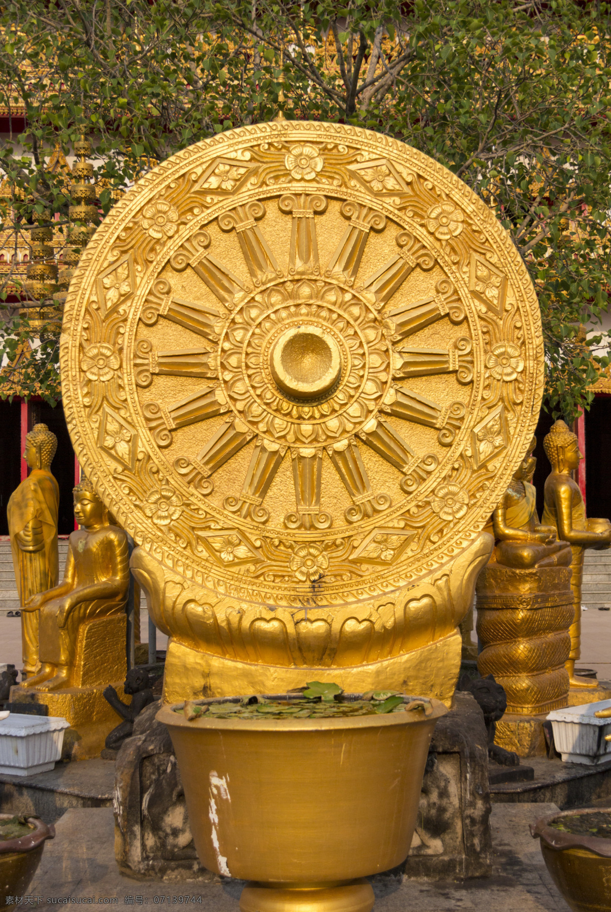 藏族文化 摆件 材质 藏族 风俗 佛 金色 金属 轮 配饰 文化 珠宝 风景 生活 旅游餐饮