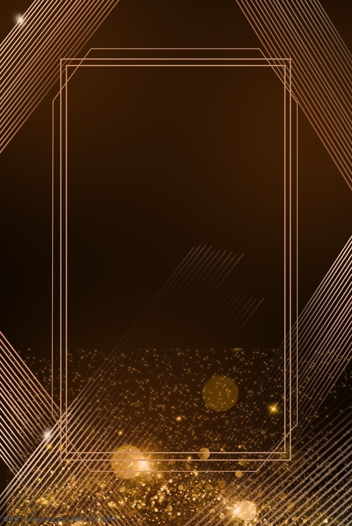 黑金 线条 banner 背景 光斑 商业 简约 方框 psd分层
