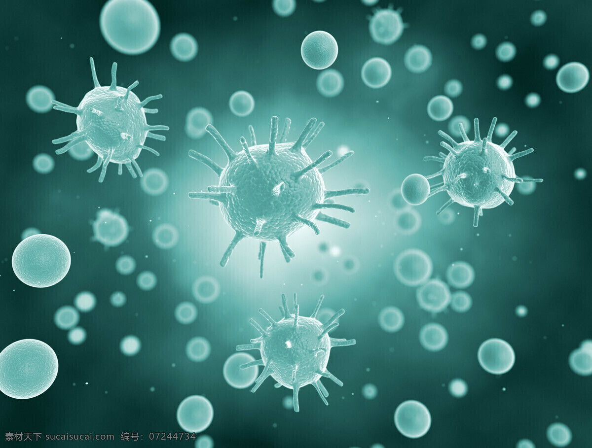蓝色 生物 细菌 显微镜 球状状 病毒 细胞 微生物 人生组织 科学 实验 昆虫 医疗护理 现代科技