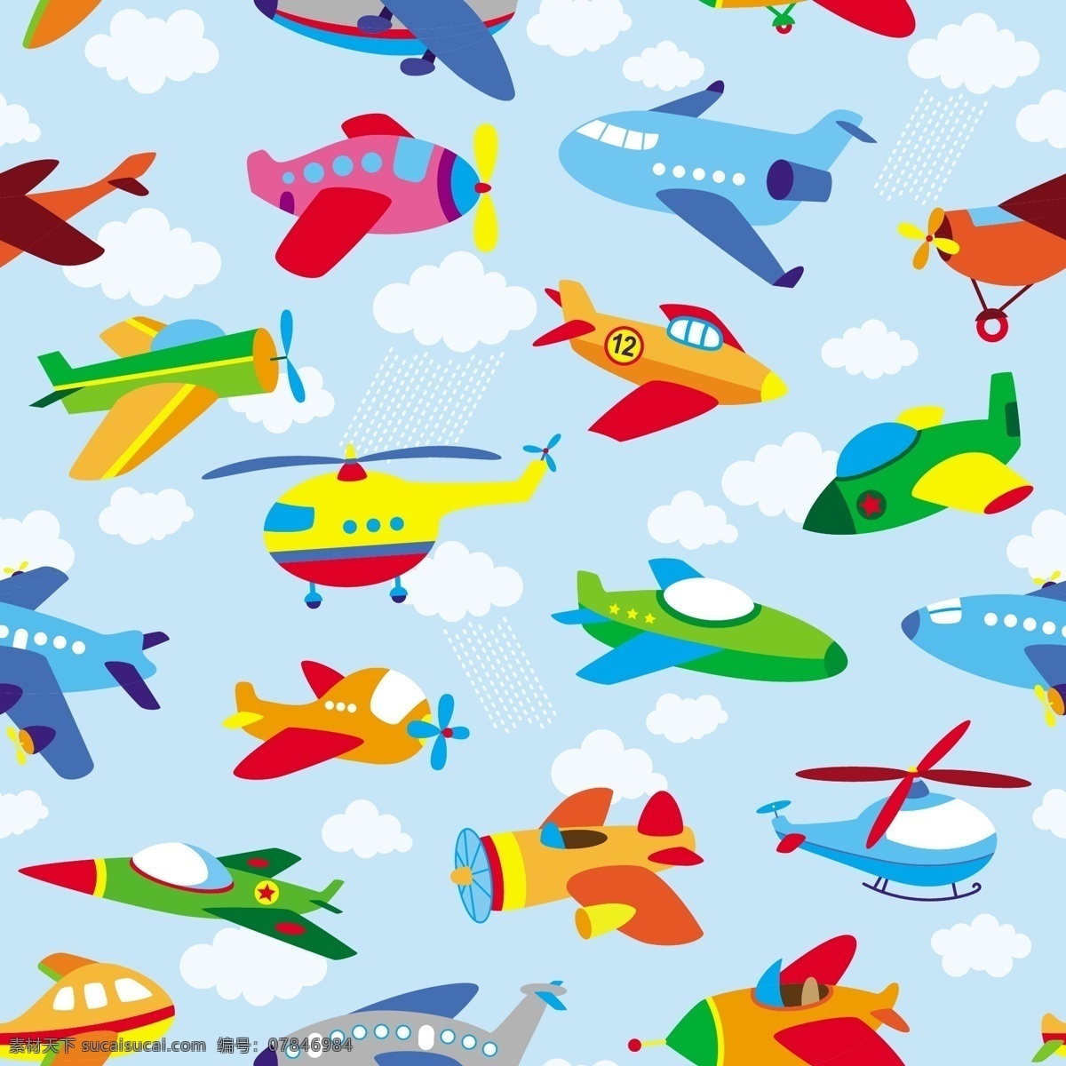 卡通 飛 機 矢量 圖 無縫 飛機 可愛 天空 飛行 運輸 玩具 旅遊 雲 交通 圖形元素 兒童 繪圖 航空 塗鴉 插畫 直升機 翼 圖片 藝術 度假 白色