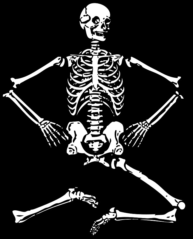 骨头 装饰 externalsource 万圣节 假日 人类 骨架 svg 黑色