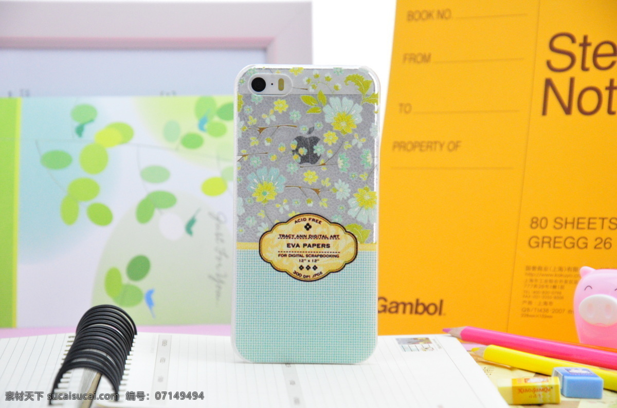 iphone5 手机壳 iphone 5s 彩绘 浮雕 现代科技 黄色