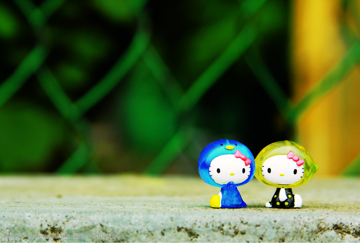凯蒂猫 hello kitty 公仔 明信片 玩具 psd源文件