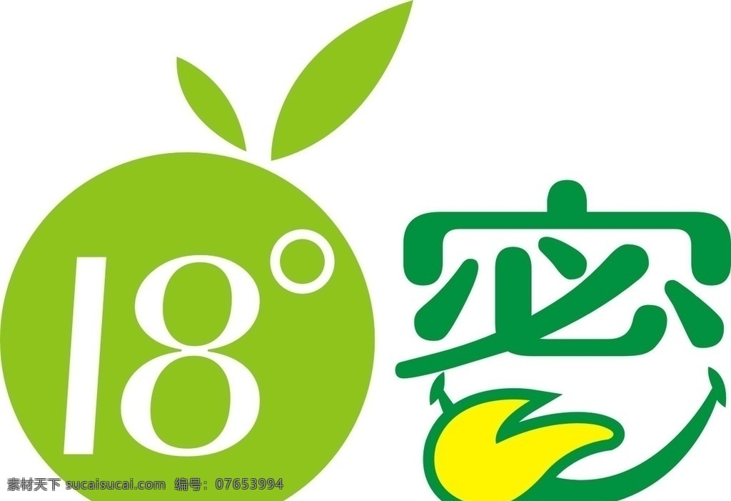 水果logo 蜜logo 水果标志 舌头 蜜标志 logo设计