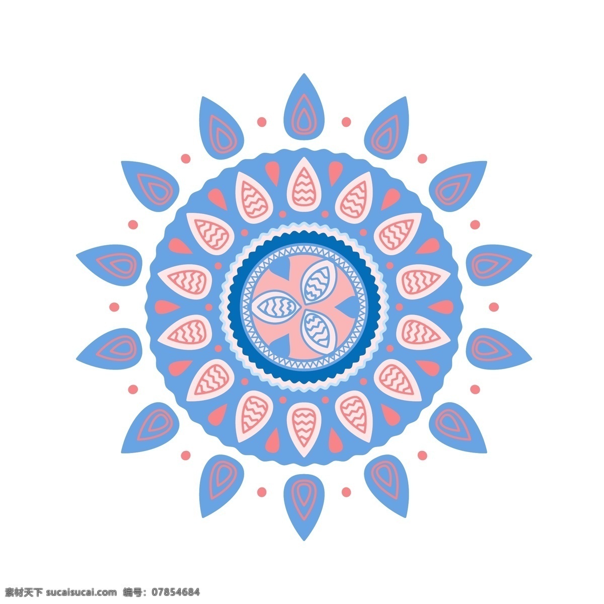 线性 世界 装饰 纹理 叶子 花朵 蓝色 几何