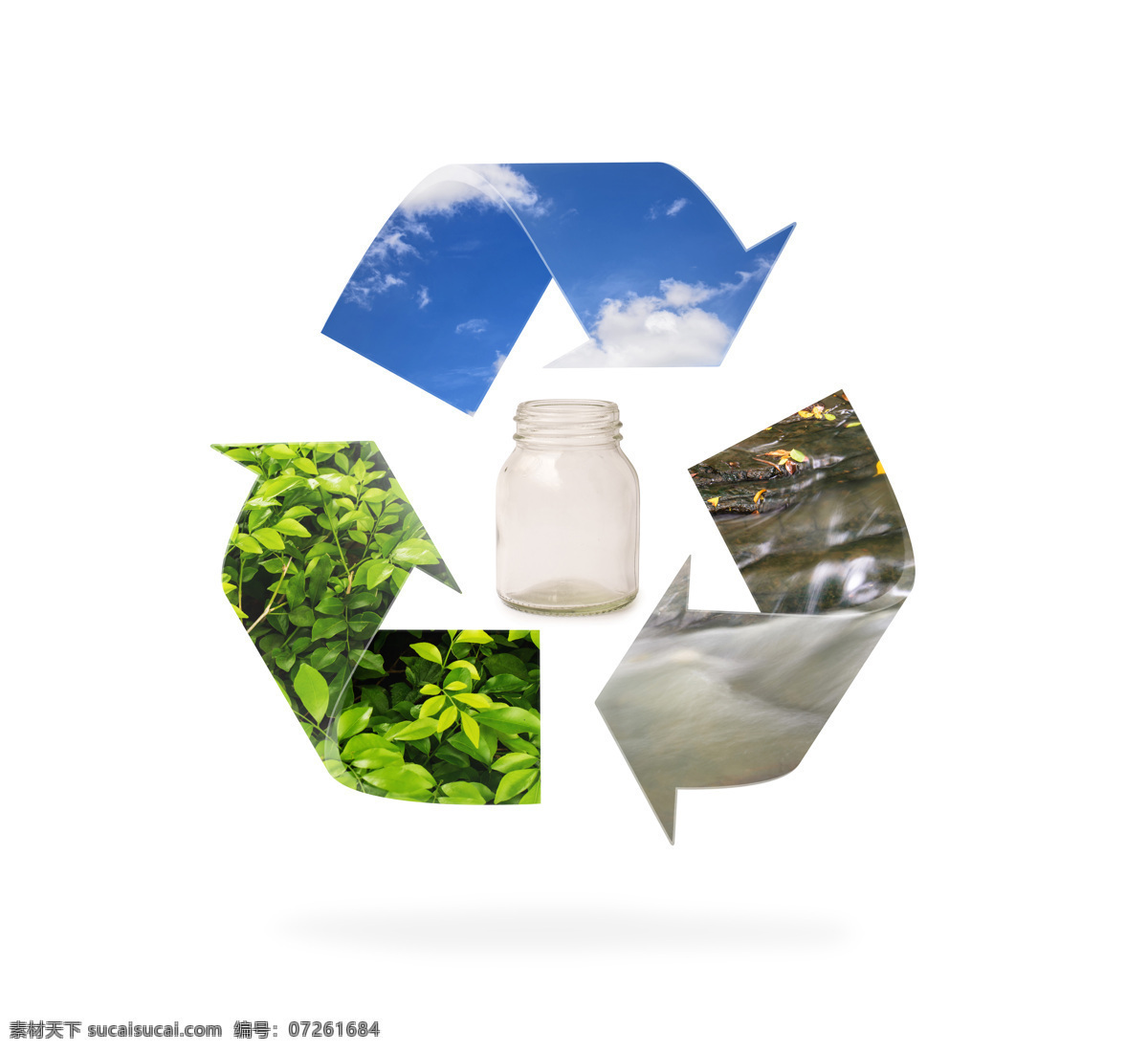 回收 标志 玻璃瓶 可回收标志 箭头 环保标志 绿色环保 其他类别 环境家居 白色