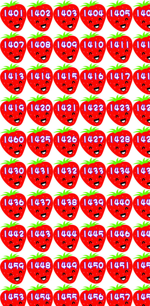 草莓 造型 运动会 号码 贴纸 学校体育 造型号码 号码贴 运动会用品 号码牌 红色