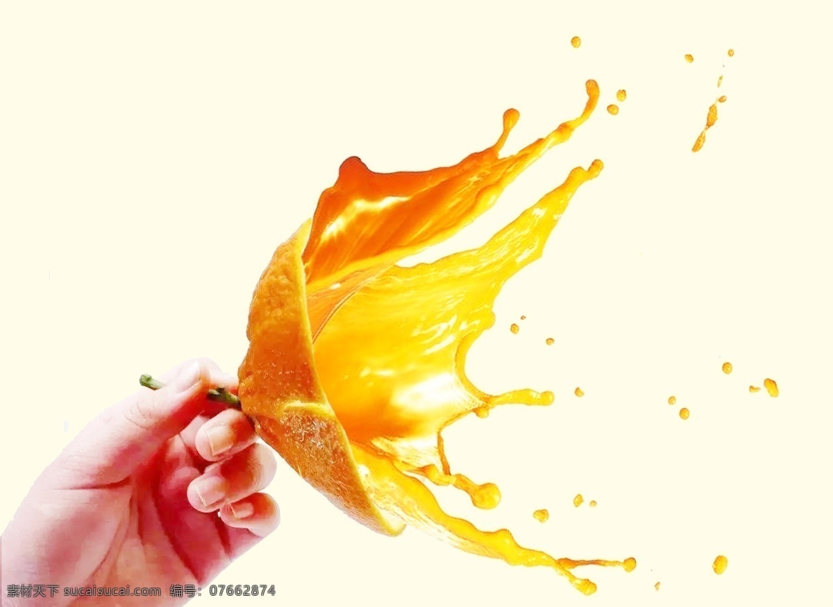 鲜橙 海报 效果图 格式 海报效果 喷射型 橙汁效果图 橙汁图