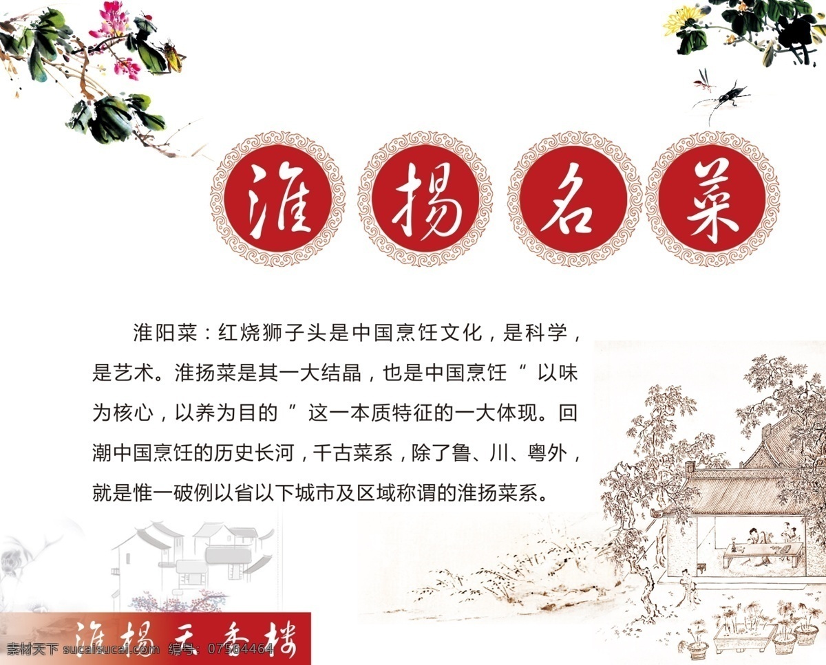 淮扬名菜 淮扬 名菜 菜谱 菜单 酒店 酒楼 psd分层 简介 分层