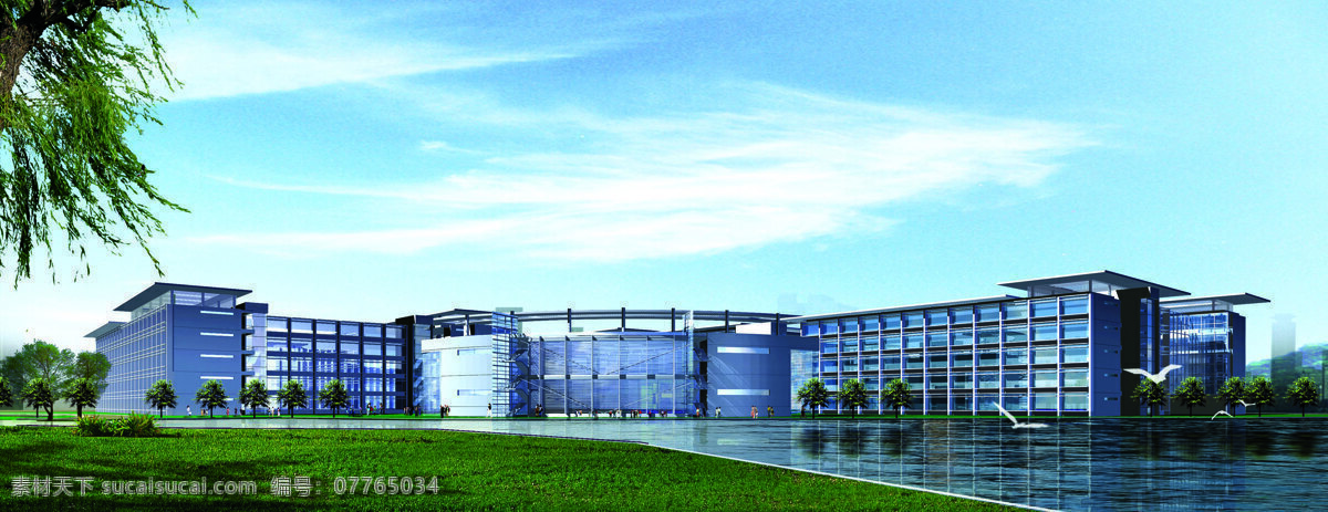 风景 环境设计 建筑 建筑风景 建筑画 建筑设计 教学楼 苏州 学院 电子工程 计算机 工程系 效果图 设计素材 模板下载 苏州学院 环艺 矢量图 现代科技